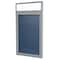 Ghent Enclosed Bulletin Board, 1 Door, Vinyl, Hdlnr Frame, 3 ft H x 30 in W, Navy PAVX3-195 - alternate 1